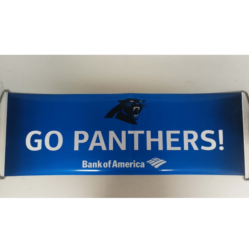 Logotipo personalizado Hand-hand Roller Banner- Panthers 24x68CM